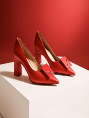 Outdoor, Mid Heel Pointed Toe Women Shoes.
